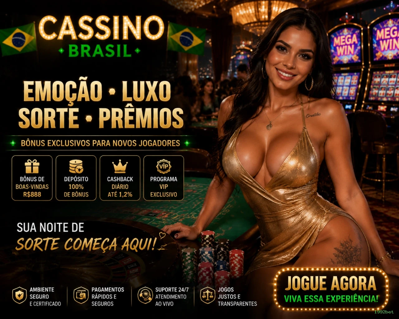 Slots no app 1992bet mobile